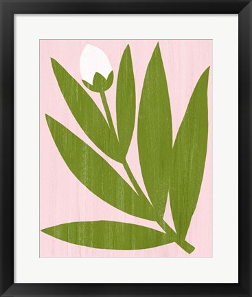 Framed Flower Cutting IV Print