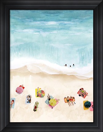 Framed Beach Week II Print