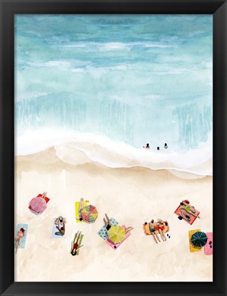 Framed Beach Week II Print