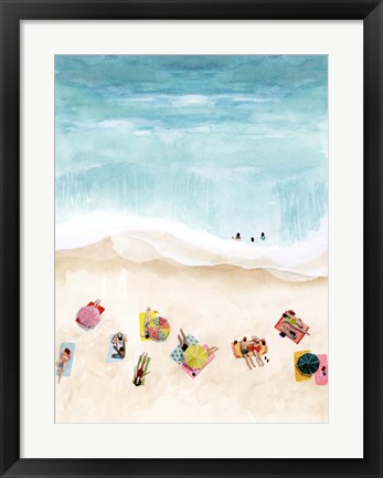 Framed Beach Week II Print