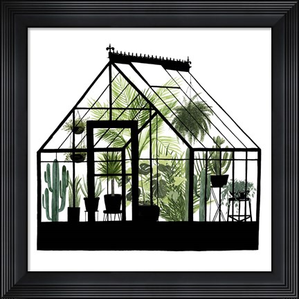 Framed Glass House I Print