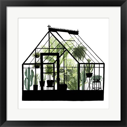 Framed Glass House I Print