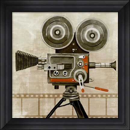 Framed Vintage Reel II Print