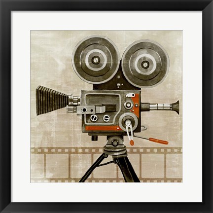 Framed Vintage Reel II Print