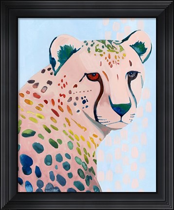 Framed Jungle Spectrum III Print