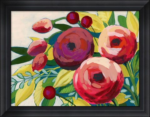 Framed Vivacious Bloom II Print