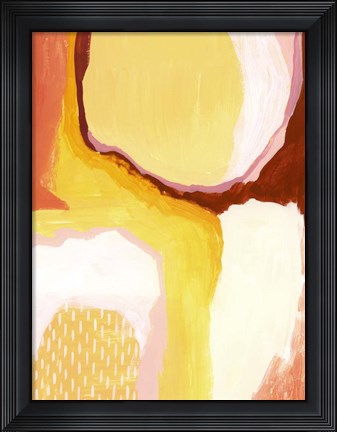 Framed Liquid Sun II Print