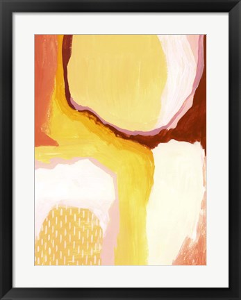 Framed Liquid Sun II Print