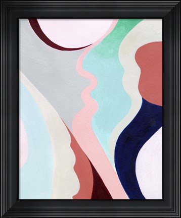 Framed Pastel Highlands I Print