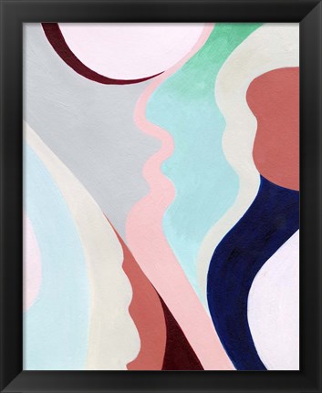 Framed Pastel Highlands I Print