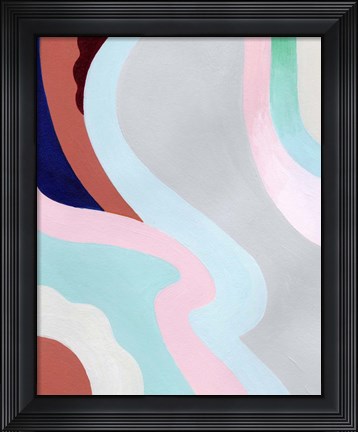 Framed Pastel Highlands III Print