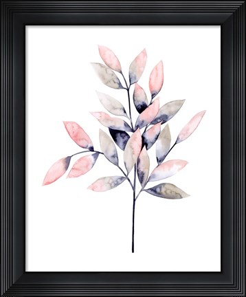 Framed Midnight Branch I Print
