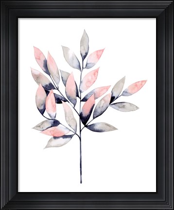 Framed Midnight Branch II Print