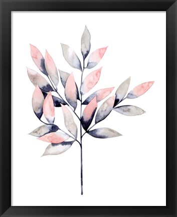 Framed Midnight Branch II Print