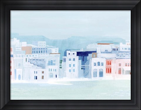 Framed Fishing Town II Print
