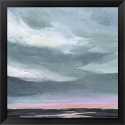 Framed Amethyst Marsh I Print