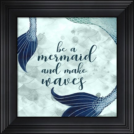 Framed Mermaid Inspirations I Print