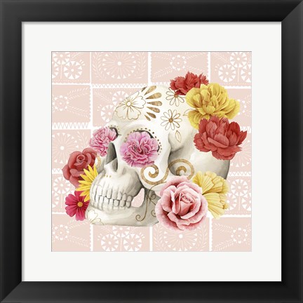 Framed Fiesta de la Vida Muertos III Print