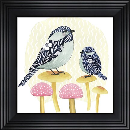 Framed Flower Children II Print
