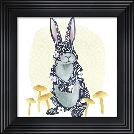 Framed Flower Children IV Print