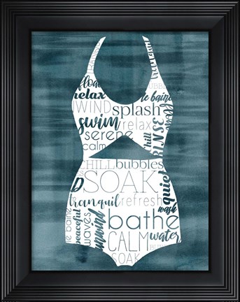 Framed Suit Speak I Print