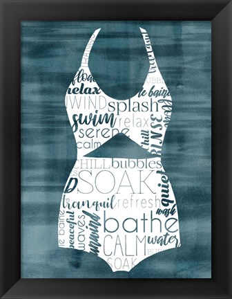 Framed Suit Speak I Print