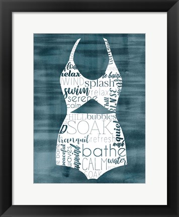 Framed Suit Speak I Print