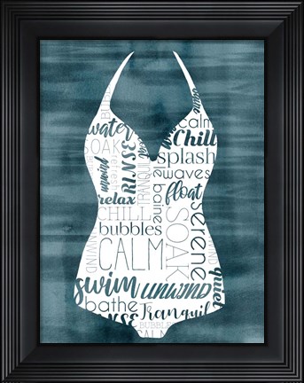 Framed Suit Speak II Print