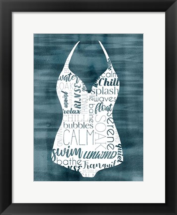 Framed Suit Speak II Print