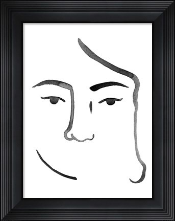 Framed Face in a Crowd I Print