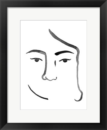 Framed Face in a Crowd I Print