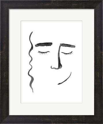 Framed Face in a Crowd II Print