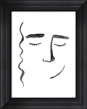 Framed Face in a Crowd II Print