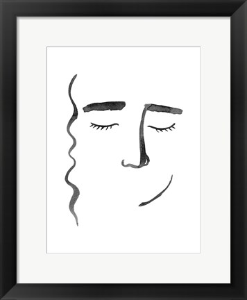 Framed Face in a Crowd II Print