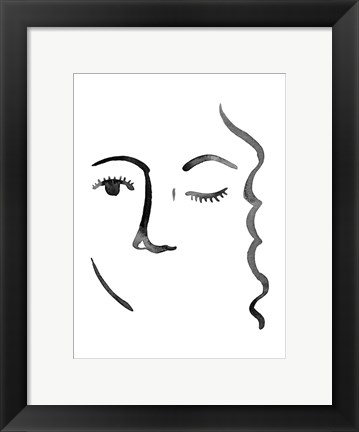 Framed Face in a Crowd IV Print