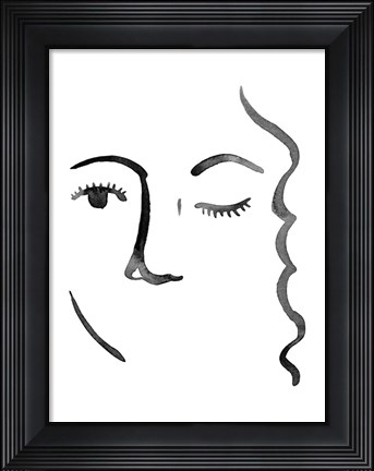 Framed Face in a Crowd IV Print