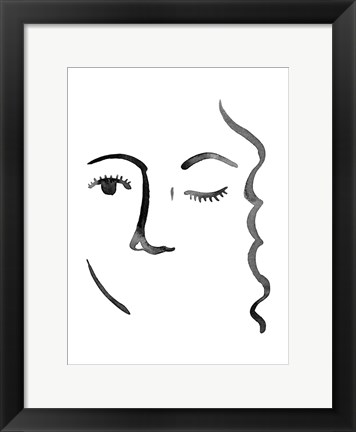 Framed Face in a Crowd IV Print