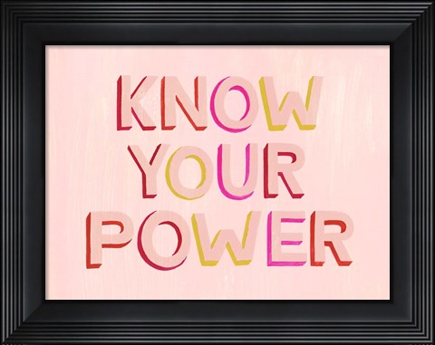 Framed You are Powerful II Print