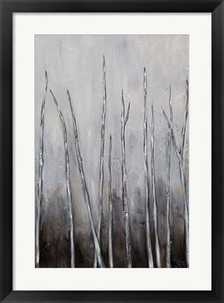 Framed Bare Tree Tops I Print