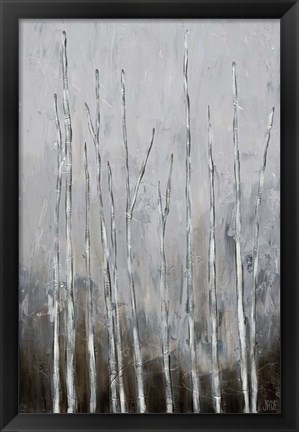 Framed Bare Tree Tops II Print