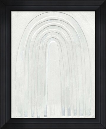 Framed Arcobaleno Bianco I Print