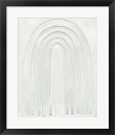 Framed Arcobaleno Bianco I Print