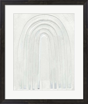 Framed Arcobaleno Bianco I Print