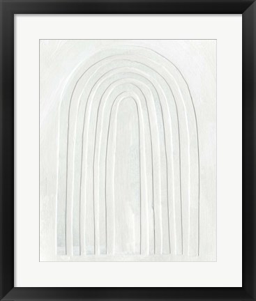 Framed Arcobaleno Bianco II Print