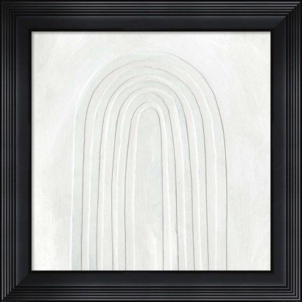 Framed Arcobaleno Bianco III Print