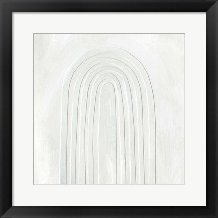 Framed Arcobaleno Bianco III Print