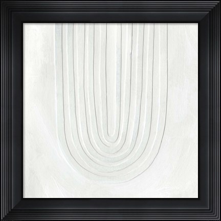 Framed Arcobaleno Bianco IV Print