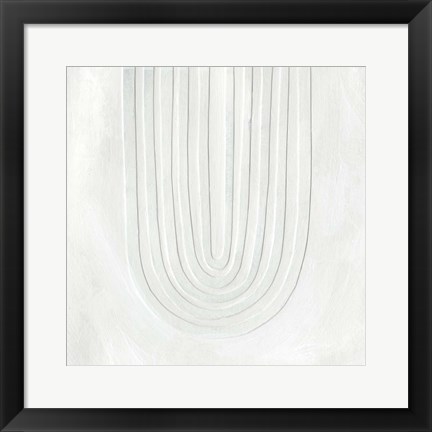 Framed Arcobaleno Bianco IV Print