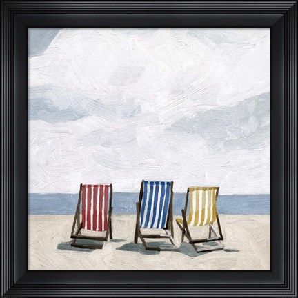 Framed Beach Trip II Print