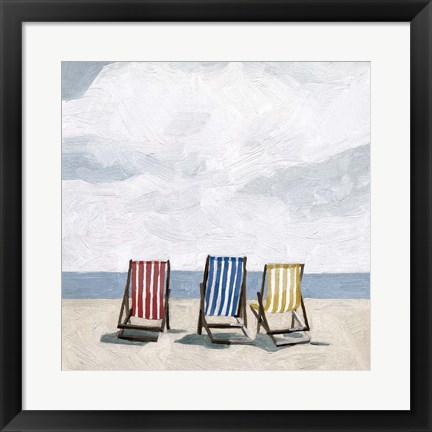 Framed Beach Trip II Print